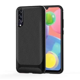 TPU Kuori Samsung Galaxy A70s - Musta