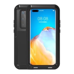 LOVE MEI Shockproof metalldeksel Huawei P40 Pro, Svart