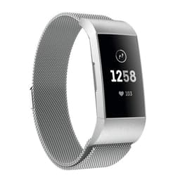 Rem i metal Fitbit Charger 3 - Sølvfarvet