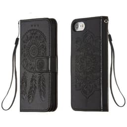 Dream Catcher Tegnebogsfoderal med stativ iPhone SE 2020 / 8 / 7, Sort