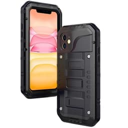 Beskyttelsedeksel Metall+Silikon iPhone 11, Svart
