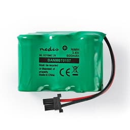 Nedis Nikkelimetallihydridiakku 3.6 V 600 mAh Johdotettu liitin