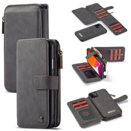 CaseMe Plånboksfodral i konstläder iPhone 11 Svart