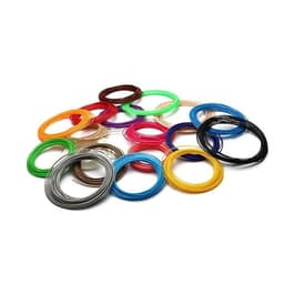 Tråd til 3D Penn - 10M 5-Pk Svart/Hvit/Rød/Blå/Grønn