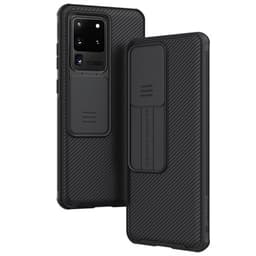 NILLKIN kuori kamerasuojalla Samsung Galaxy S20 Ultra, Musta