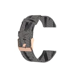 Tekstiiliranneke Samsung Galaxy Watch 46mm, mustavalkoraidallinen