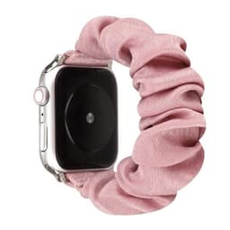 Armbånd Scrunchie Apple Watch Series 5 & 4 44mm / 3 & 2 & 1 42mm- Lyserød
