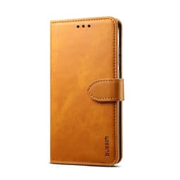 Flip kotelo korttitaskuilla ja telineellä Samsung Galaxy S10e Beige