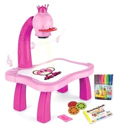 Piirustuspöytä Pinkki