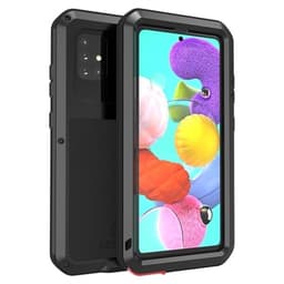 Shockproof Kotelo Samsung Galaxy A51 - Musta