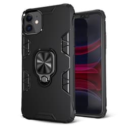 Shockproof TPU skal med ringhållare iPhone 11, Svart