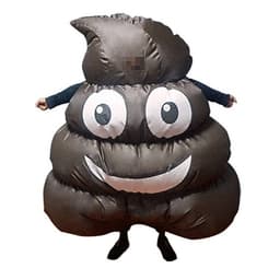 Puhallettava Poop Naamiaisasu