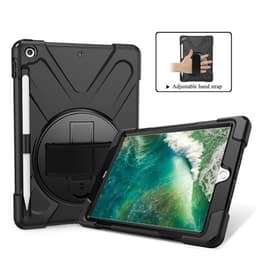 Beskyttelsedeksel med håndreim, skulderbånd, stativ & pennholder iPad 9.7, Svart