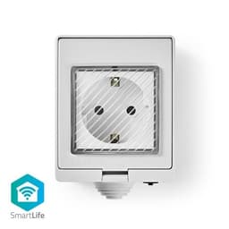 Nedis Smart Wi-Fi-uttag för utomhusbruk IP55 10A