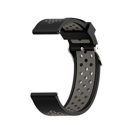 Rei'itetty silikoniranneke Garmin Forerunner 245, musta + harmaa
