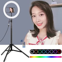 PULUZ RGB/W LED Ring med Stativ