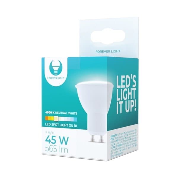 LED-pære GU10 7W 230V 4500K 565 lm