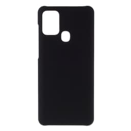 Samsung Galaxy A21s Rubberized HårdPlast Skal - Svart