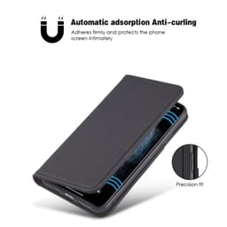 iPhone 12 Pro Max Plånboksfodral / Fodral PU Läder - Svart