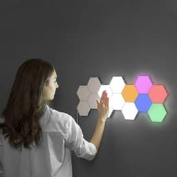 Honeycomb touch känslig lampa - 6 pack i olika färger