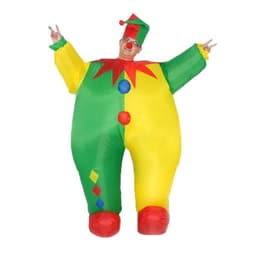 Oppblåsbar Clown Maskeradedrakt