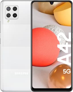Samsung Galaxy A42 5G smarttelefon 4/128GB (prism dot white)