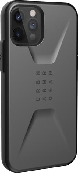UAG Civilian iPhone 12 / 12 Pro suojakuori (hopea)