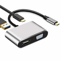 Multiport Adapter -  4i1 VGA/HDMI/USB 3.0/ USB-C
