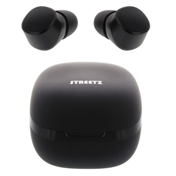 STREETZ True Wireless In-Ear med laddfodral - Svart