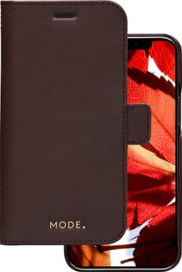 Dbramante1928 New York cover med pung til iPhone 12/12 Pro (dark chocolate)