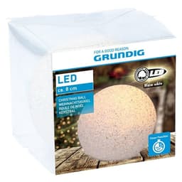 Grundig LED Snøball 8cm