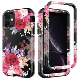 3 i 1 Full Protection Deksel til iPhone 11 Pro MAX - FLOWER