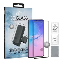 Eiger 3D Temperert Skjermbeskyttelse Samsung Galaxy S10 Lite Klar/Svart