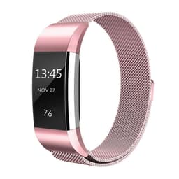 Fitbit Charge 2 armbånd, milanese loop - Rosepink - L