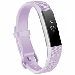 Fitbit Alta / HR armbånd i silikone - sport model (S) - Lys lilla
