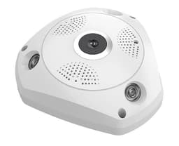 Overvåkningskamera 360 ° vidvinkel Hvit