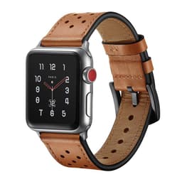 Apple Watch aito nahkarannekoru 42 mm - ruskea