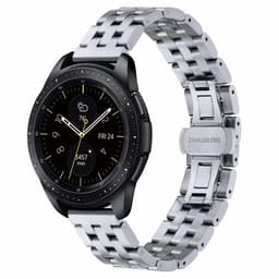 Samsung Galaxy Watch rannekoru 42 mm - ruostumaton teräs - hopea