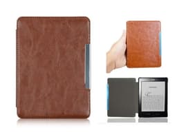 Kindle 4 / Kindle 5 taske - PU læder - brun