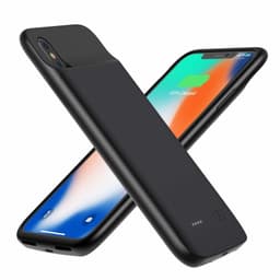 Batterideksel for iPhone X / XS  4100 mAh, svart