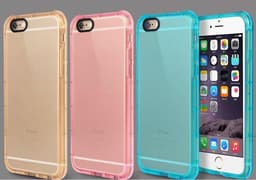 IPhone 6 / 6S -kuori läpinäkyvä sininen