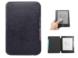 Kindle 4 / Kindle 5 taske - PU læder - sort