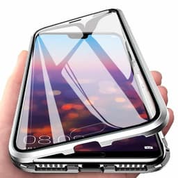 Magnetisk shell til Huawei P20 Pro med skærmbeskytter - sølv