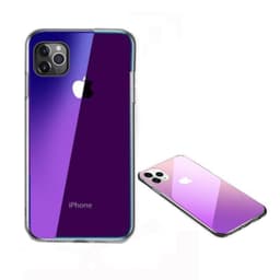 IPhone 11 Pron suojus - läpinäkyvä / violetti