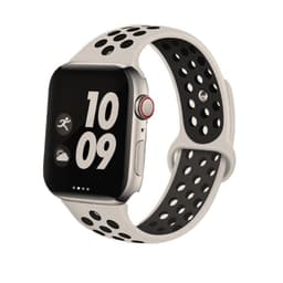 Rannekoru Apple Watch 38 mm urheilumalliin - luonnollinen / musta