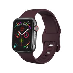 Apple Watch armband 38/40 silikon - Mörkröd