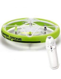 Radiostyrd minidrönare 160mm - skyddsring, höjdsensor silverlit bumperdrone mini