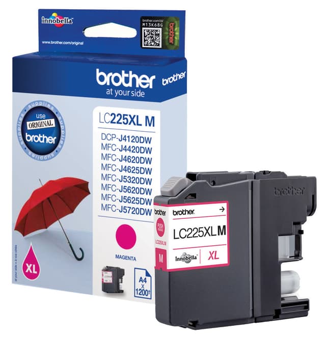 Brother blekkpatron LC-225XLM XL Magenta