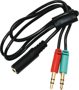 Qnect stereoadapteri 3,5mm ääniliitännöille