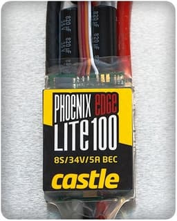 CC Phoenix EDGE LITE 100 - 34V/100A ESC w.5A BEC